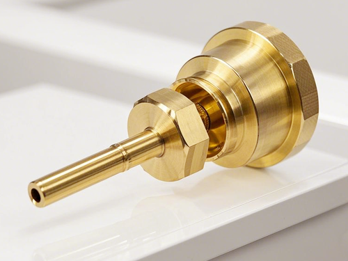 5轴数控走心机铜件加工